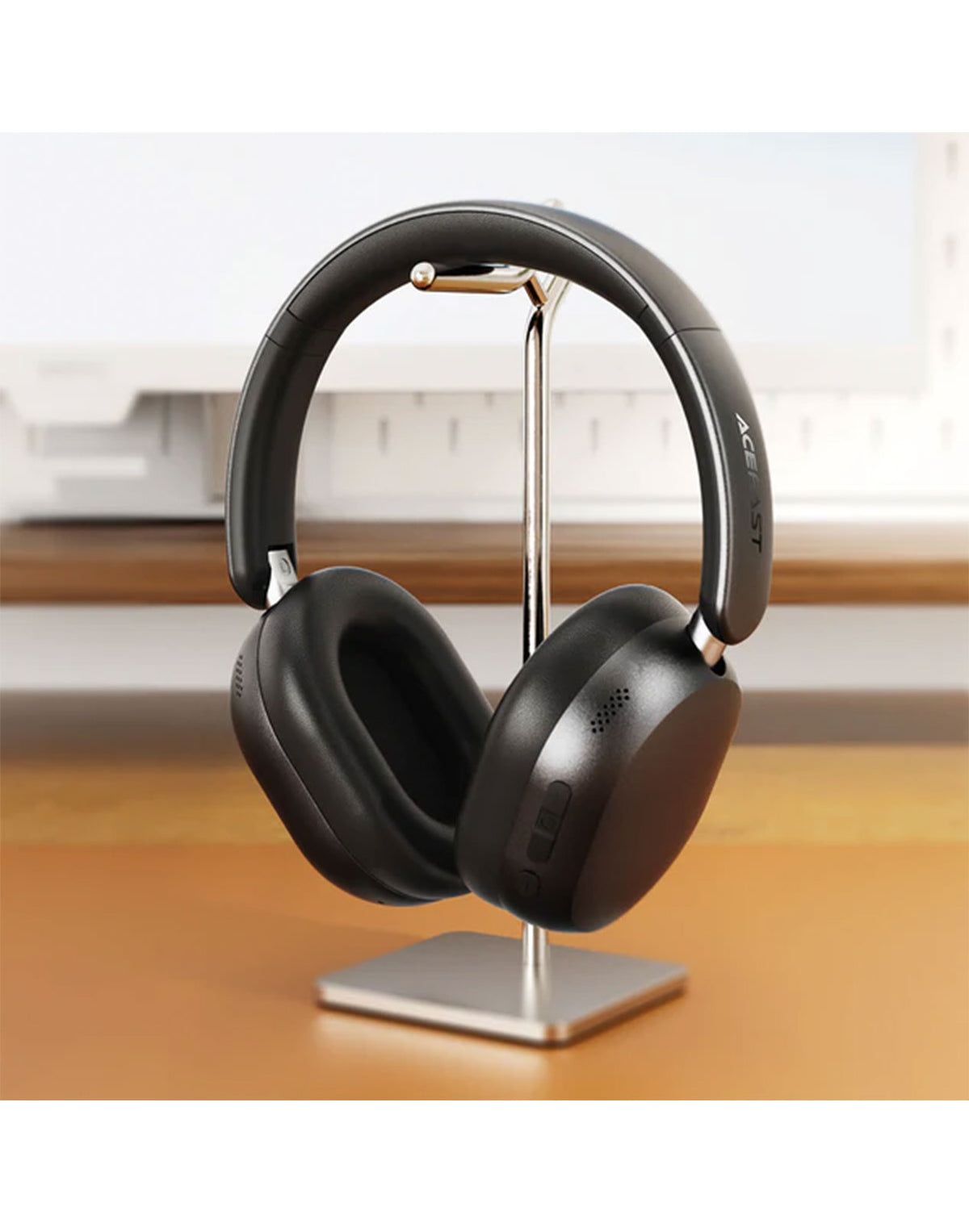 Acefast Wireless Bluetooth Headset Active Noise Cancellation, 80 Hours (H12) -Black