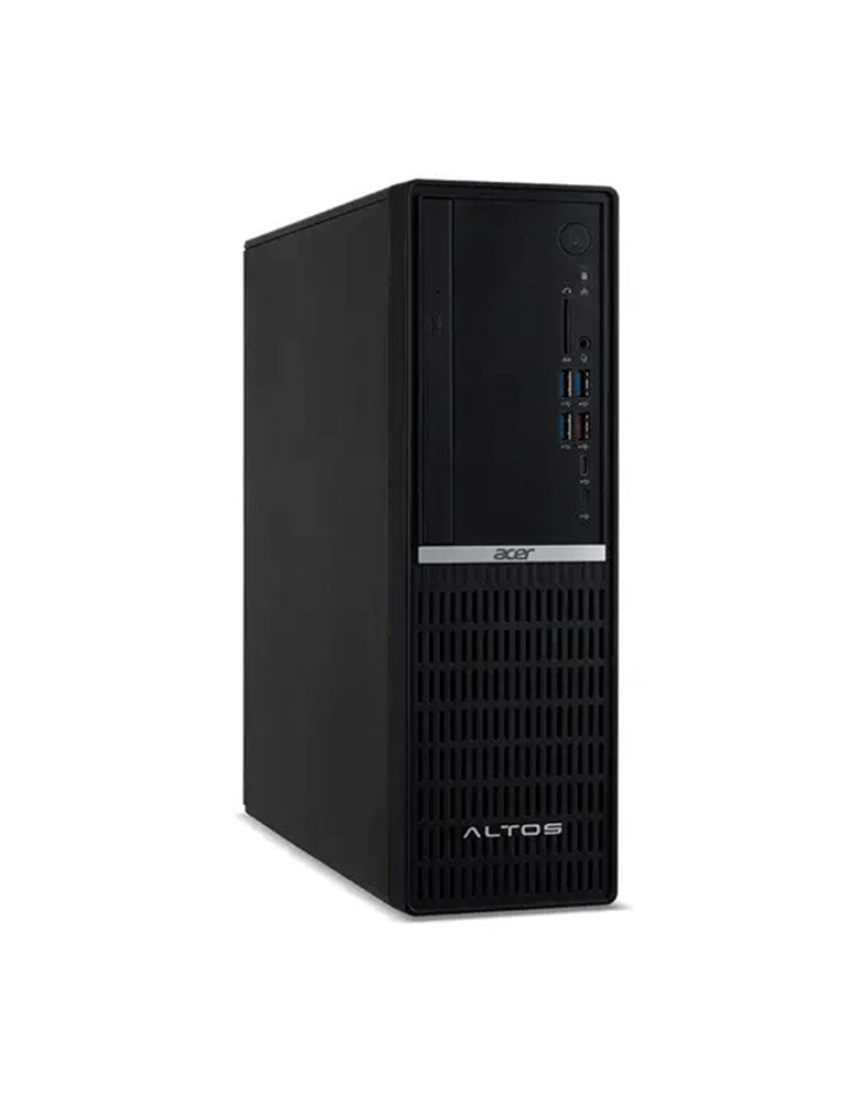 Acer Altos P10 F8 i3 12th Gen 8GB 256GB Windows 11 Home Desktop PC With Keyboard & Mouse - Black (Very Good - Pre-Owned)