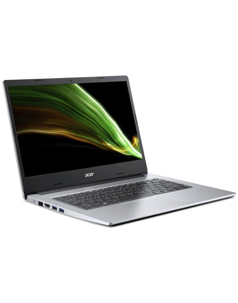 Acer Aspire 1 14-inch Intel Celeron N4500 4GB 128GB @1.10GHz Windows 11 Home Laptop - Silver (Very Good Pre-Owned)