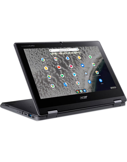 Acer Chromebook Spin 511 (R753T-C7KG) 11.6-inch Intel Celeron N5100 4GB 32GB @1.10GHz 2 in 1 Touch Screen Stylus Missing - Black