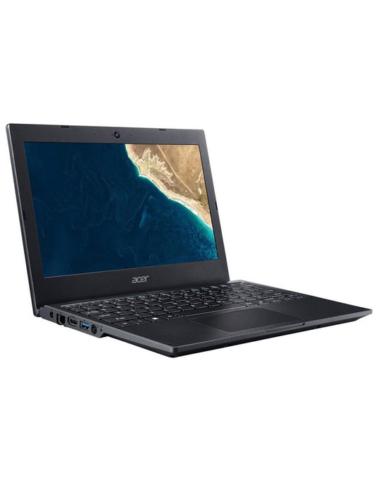 Acer TravelMate B118-M 11.6-inch Intel Celeron N4000 4GB 64GB @1.10GHz Windows 11 Home Laptop - Black