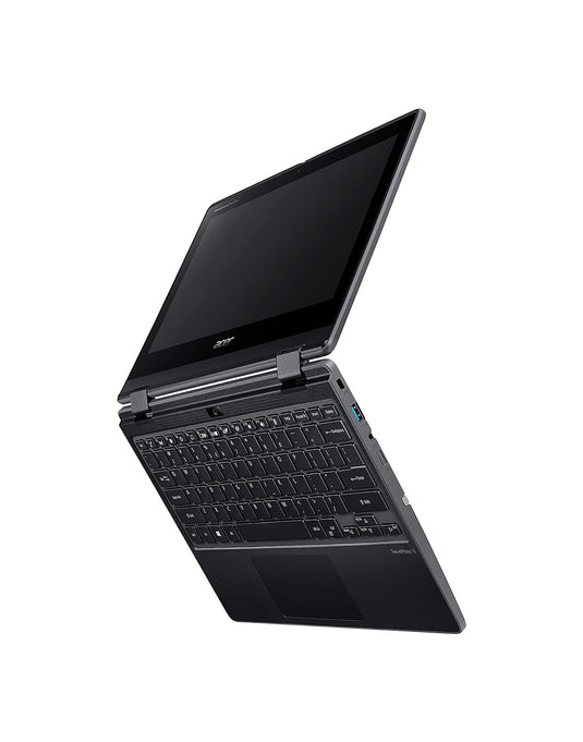 Acer TravelMate Spin B311RN-31 11.6-inch Intel Pentium Silver N5030 8GB 256GB @1.10GHz Windows 11 Pro Touch Screen Laptop (Type C Charging Port Faulty) - Black (Acceptable-Refurbished)