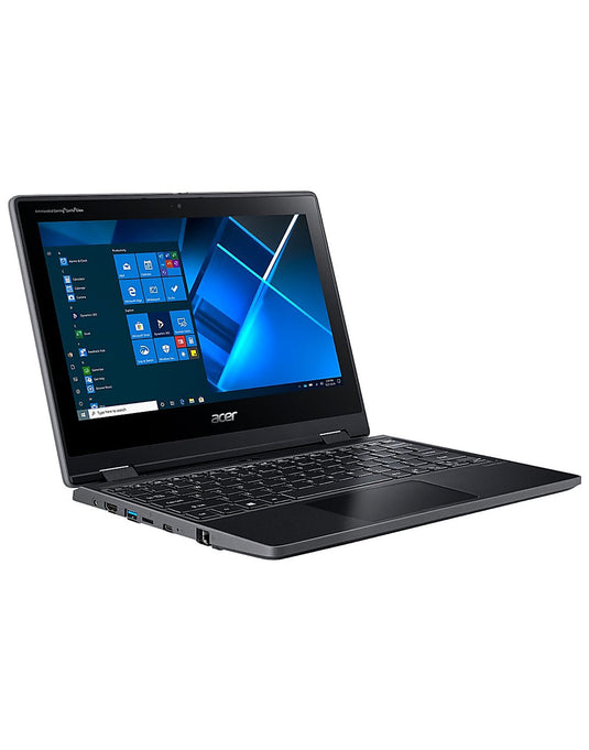 Acer TravelMate Spin B311RN-31 11.6-inch Intel Pentium Silver N5030 8GB 256GB @1.10GHz Windows 11 Pro Touch Screen Laptop No Stylus - Black