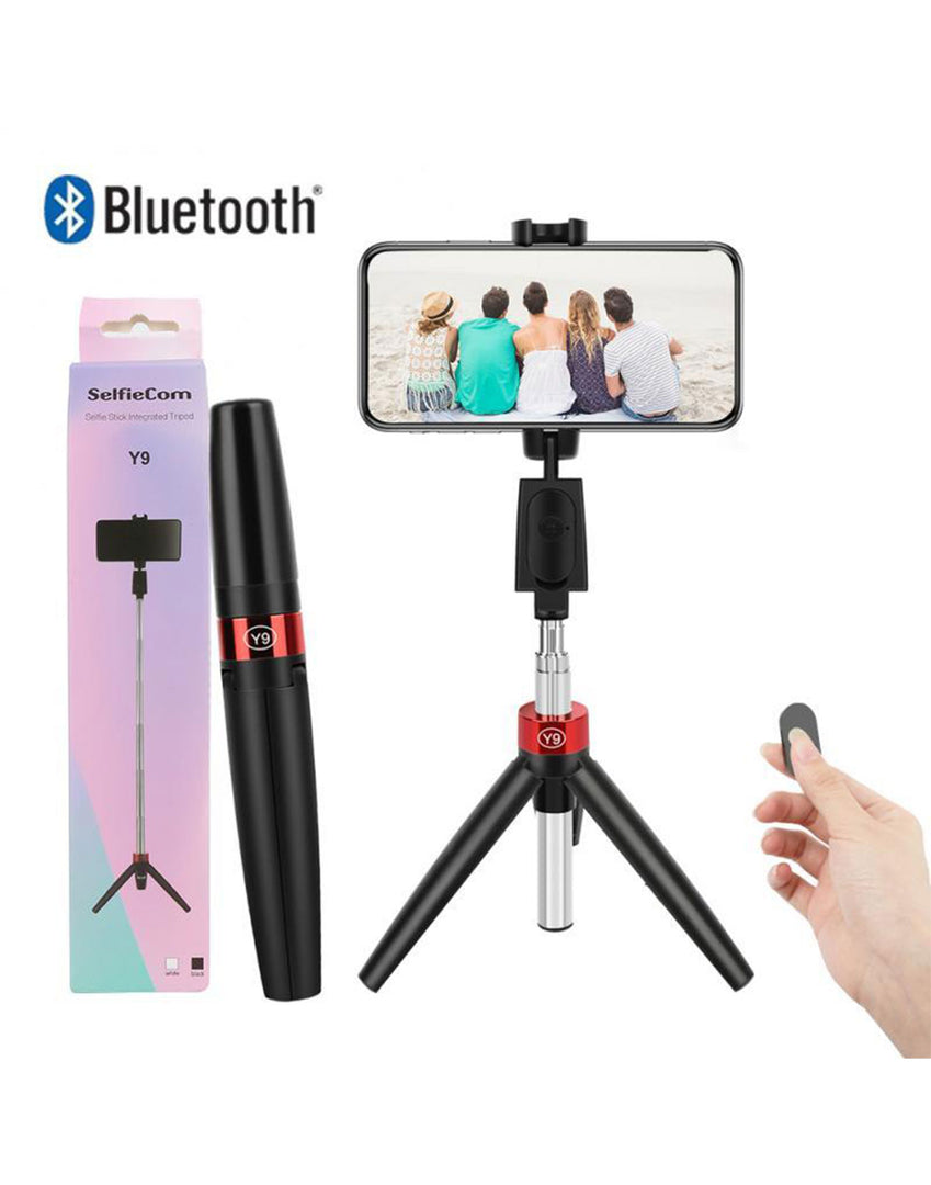 Adjustable Bluetooth Selfie Stick With Tripod (Y9)