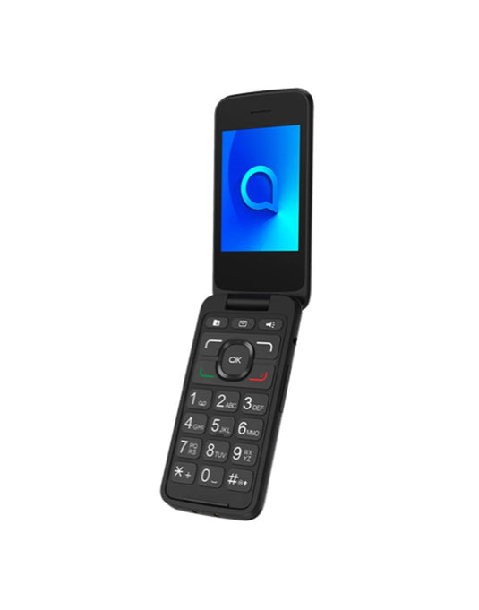 Alcatel 30.82 4G Flip Keypad Phone -Without Charging Cradle - Dark Grey  (As New-Refurbished)