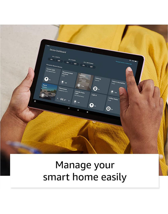 Amazon Fire HD 10 (2021) 10.1-inch 3GB 32GB Smart Tablet Alexa (Ex Dispaly Model) - Lavender (Very Good-Refurbished)