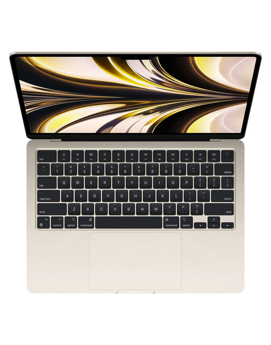 Apple Macbook Air (2022) 13.6-inch M2 Chip CPU-8 Cores/GPU 8-Cores 16GB 512GB - Starlight