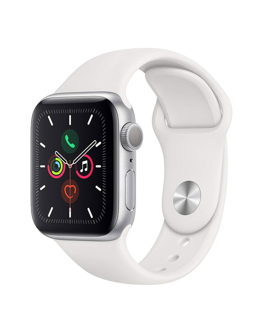 Apple Watch Series 5 40MM GPS+Cellular Aluminium with White Band - Silver