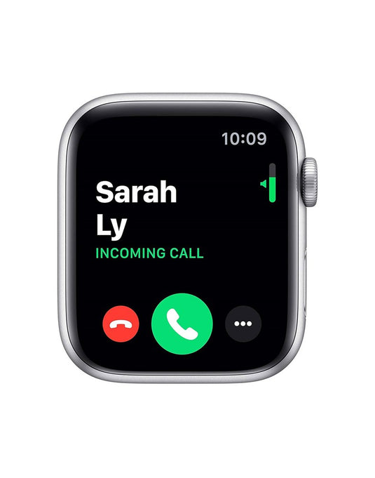 Apple Watch Series 5 44MM GPS Aluminium Case With White Band - Silver (Good Pre-Owned)