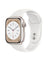 Apple Watch Series 8 41MM GPS Aluminium With White Sport Band - Starlight