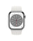 Apple Watch Series 8 41MM GPS + Cellular Aluminium With White Sport Band - Silver