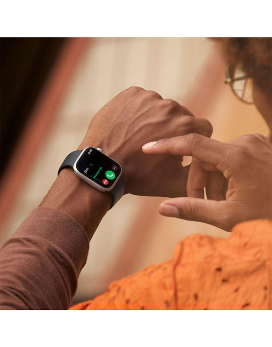 Apple Watch Series 8 41MM GPS Aluminium With White Sport Band - Starlight