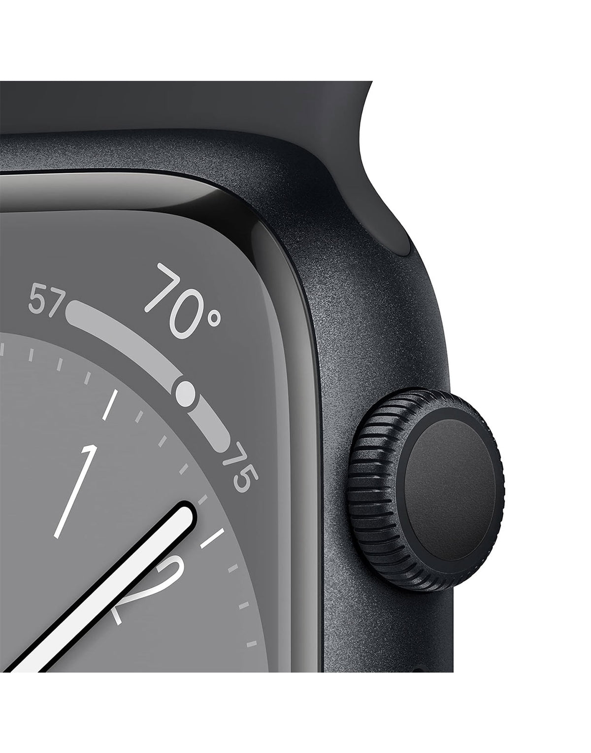 Apple Watch Series 8 GPS 45MM 32GB Aluminum With Black Band - Midnight