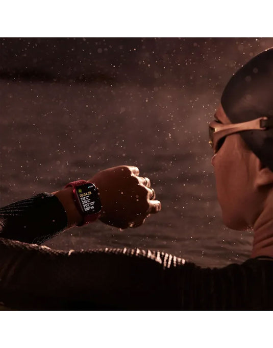 Apple Watch Series 8 45MM GPS Aluminium With Blue Sport Band - Midnight (Good Pre-Owned)