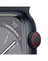 Apple Watch Series 8 41MM GPS + Cellular Stainless Steel With Black Sport Band - Graphite