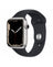 Apple Watch Series 8 Aluminum 45MM GPS Black Strap - Silver