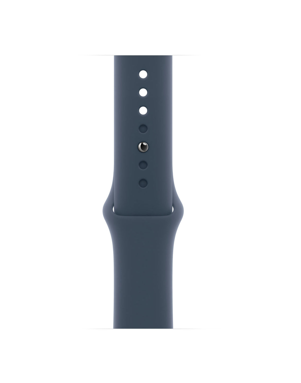 Apple Watch Series 9 45mm Silver Stainless Steel Case with Storm Blue Sport Band Cellular