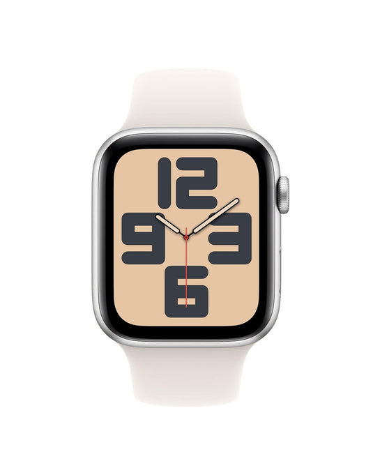 Apple Watch Series SE (Gen 2) 44mm GPS - Silver With Starlight Strap