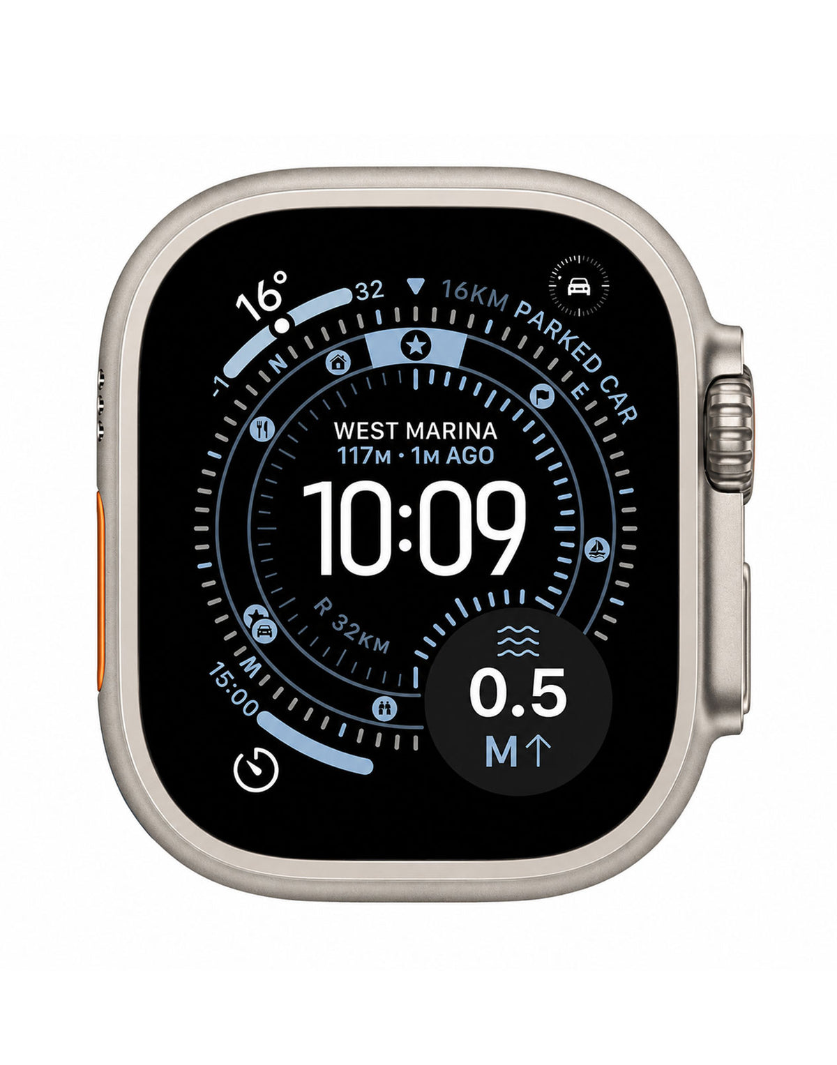 Apple Watch Ultra 2 49MM Aluminium GPS + Cellular - Natural Titanium