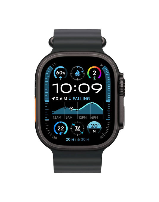 Apple Watch Ultra 2 49MM GPS + Cellular Titanium with Black Band - Black Titanium (Very Good Pre-Owned)