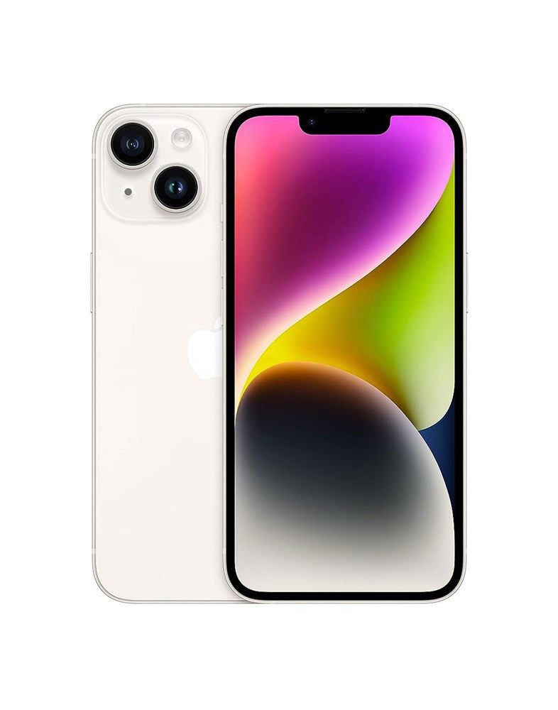 Apple iPhone 14 128GB 5G - Starlight (Acceptable-Refurbished)