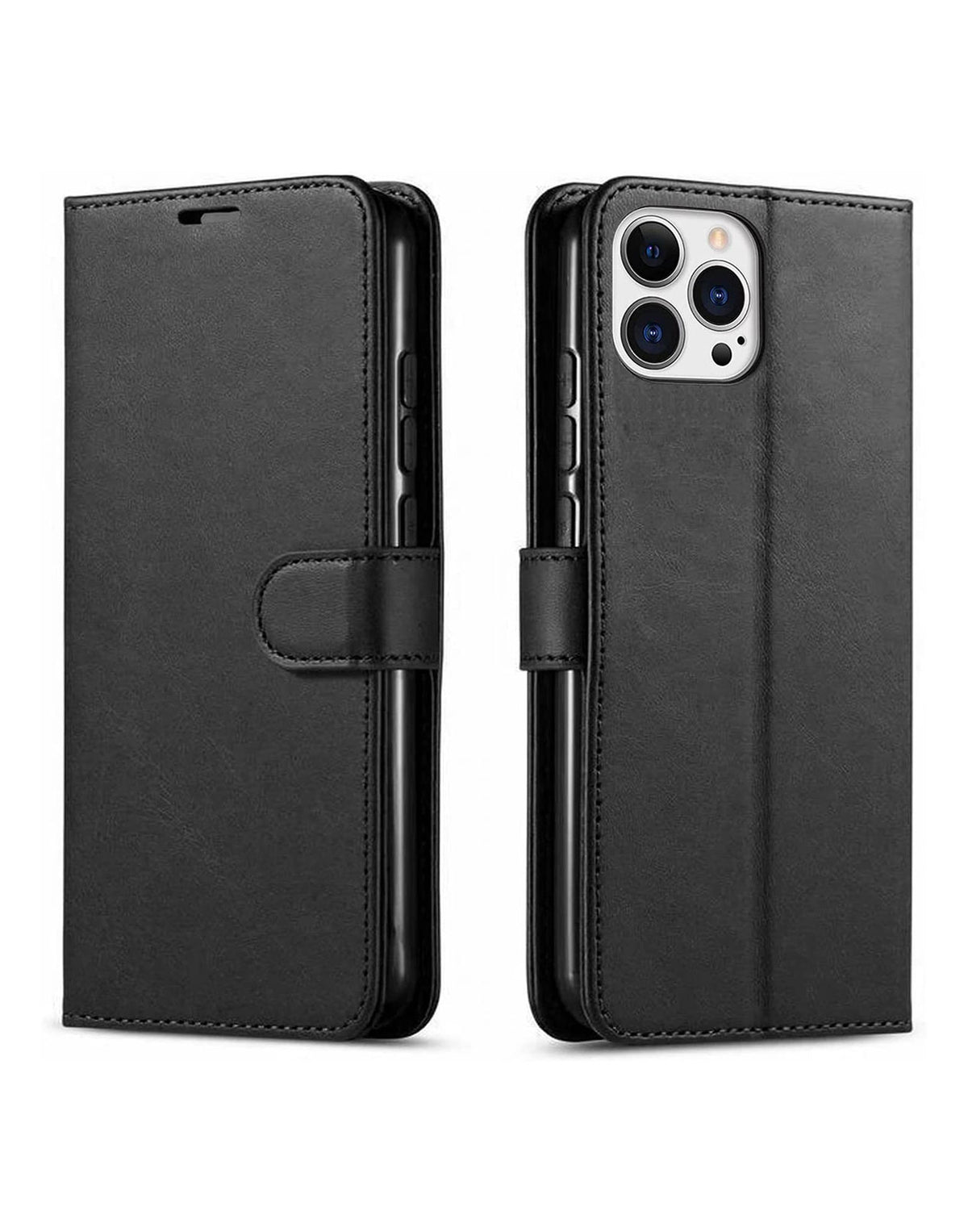 Apple iPhone 15 Pro Wallet Case - Black