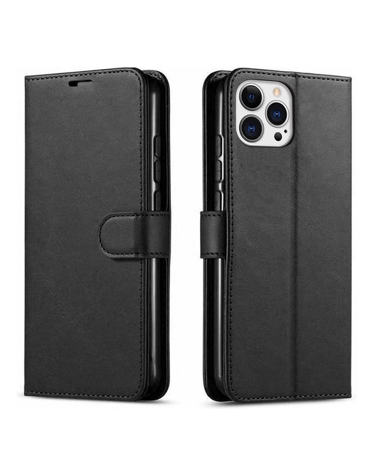 Apple iPhone 15 Pro Max Wallet Case - Black