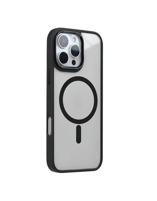 Apple iPhone 16 Pro Max Magsafe Clear Case - Clear / Black - Brand New