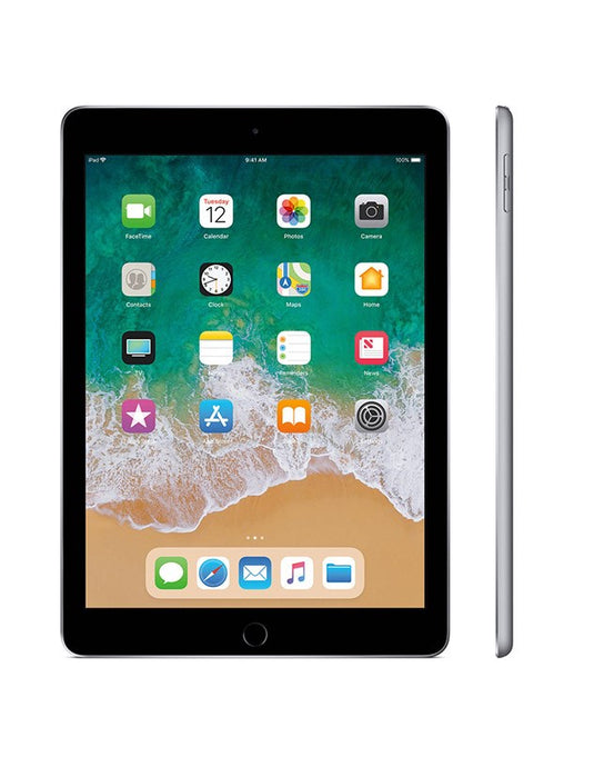 Apple iPad 6 Gen (2018) 9.7-inch 128GB Wifi + Cellular 3G/4G (Good-Reconditioned By TechCrazy)
