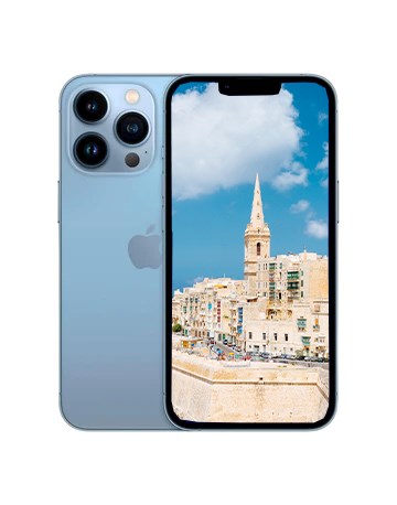 Apple iPhone 13 Pro 256GB 5G Battery 100% (Face ID Not Working) - Sierra Blue 