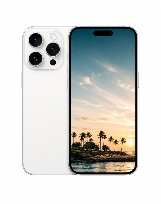 Apple iPhone 15 Pro 256GB 5G Battery 100% - White Titanium