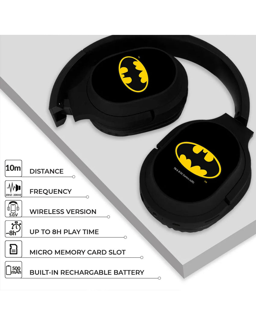 Batman 002 DC Wireless Stereo Headphones With Mic
