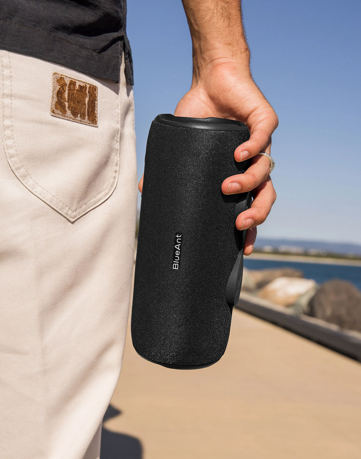 BlueAnt X3i Portable 30-Watt Bluetooth Speaker - Slate Black
