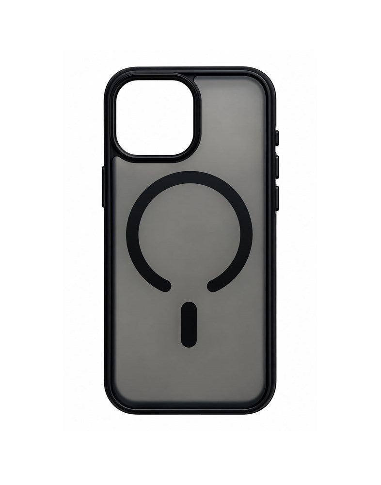 Case Artistry Mag Shield Ghost Matte Case For iPhone 15 - Black