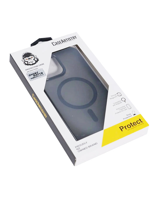 Case Artistry Mag Shield Ghost Matte Case For iPhone 16 Pro Max - Black