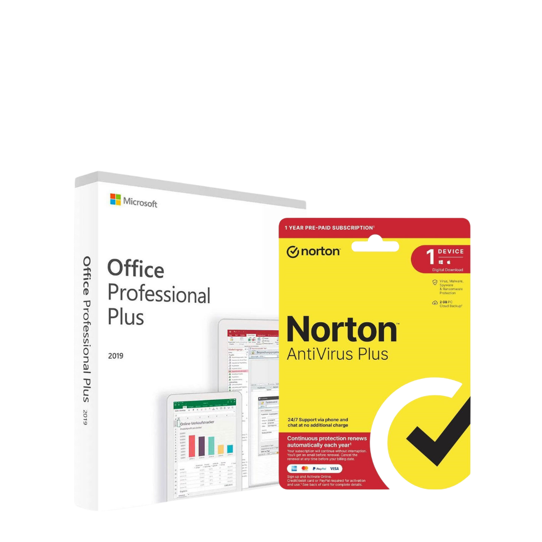 MS Office + Norton AntiVirus Plus