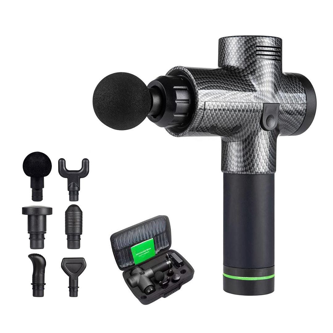Muscle Multifunctional Massage Gun with 6 Massaging Heads - TechCrazy
