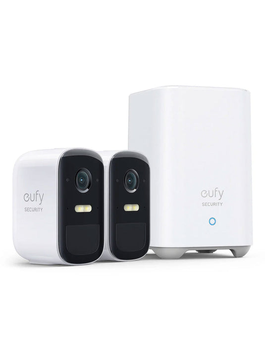 Eufy Cam 2C Pro 2K Security Kit 2 Pack - White