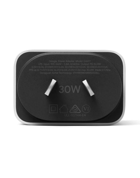 Google 30W USB-C Power Charger With Type Cable (Bundel Pack)