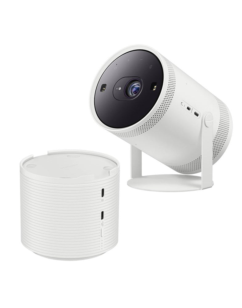 Samsung The Freestyle Portable FHD Smart Projector (Gen-2) SP-LFF3CLAXXZK + Freestyle Projector Battery Base (Bundle Deal) - TechCrazy