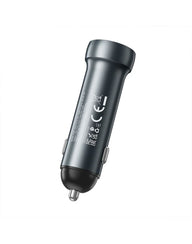 HOCO 60W Dual USB-C Super Fast Car Charger (Z54B) - Black