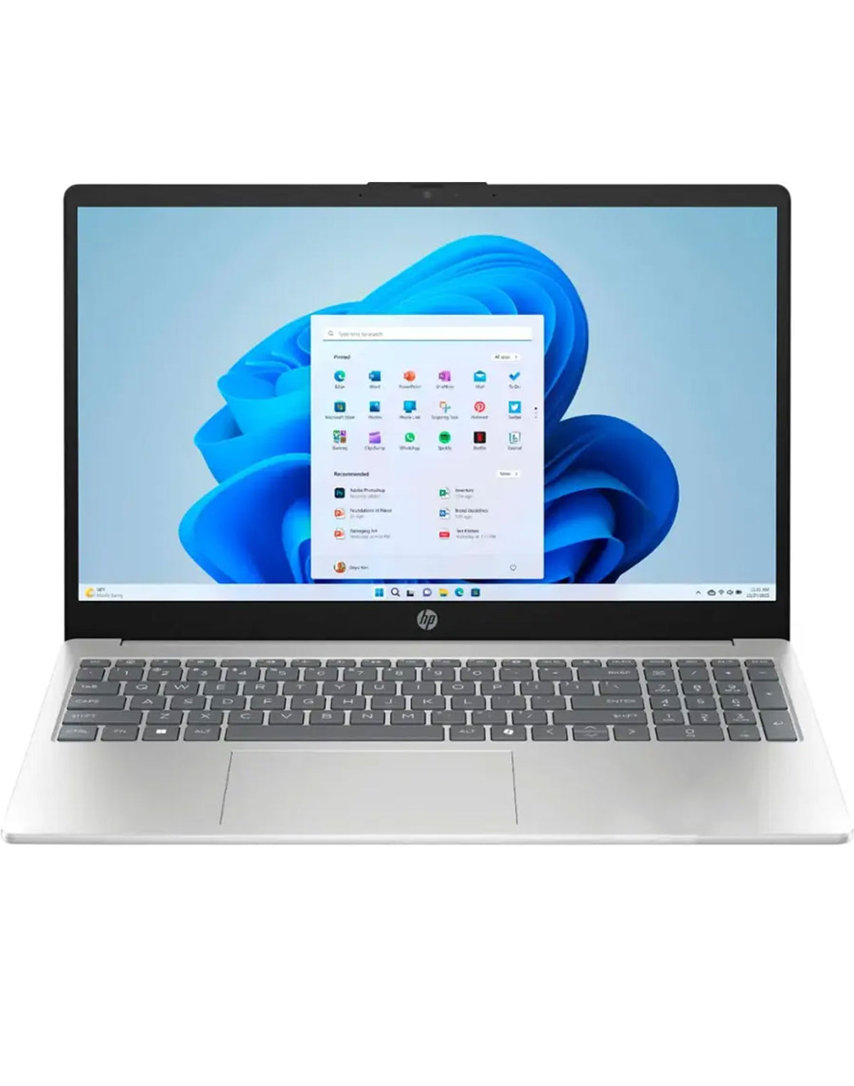 HP 15-FD0127 15.6-inch i7 13th gen 16GB 512GB Iris Xe Graphics Windows 11 Touch Screen Laptop - Natural Silver (Brand New)