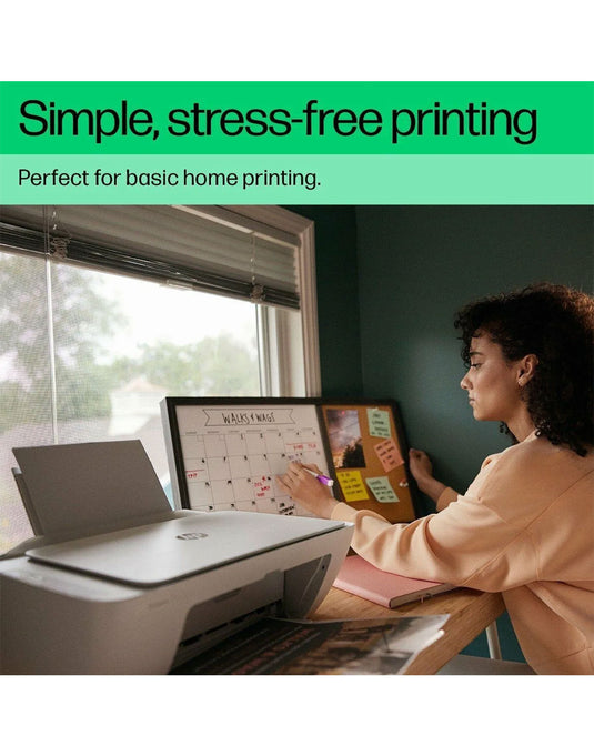 HP DeskJet 2820e All-in One Printer Instant Ink Enabled - White