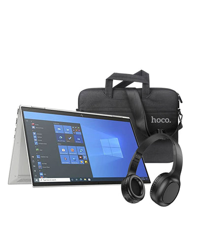 HP Elitebook X360 1040 G8 14-inch i7 11th Gen 16GB 512GB @3.00GHz Windows 11 Pro 2 in 1 Touch Screen Laptop (Very Good Pre-Owned) + Laptop Bag + Bluetooth Headset W46 (Bundle Deal)