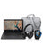 HP G9EE 11.6-inch N4500 4GB 32GB Chromebook - Black (Very Good-Refurbished)+Bag+Headset+Kids Watch (Bundle)
