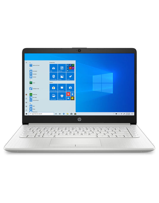 HP Laptop 14S 14-inch Intel Celeron N4020 8GB 128GB @1.10GHz Windows 11 Home - Silver
