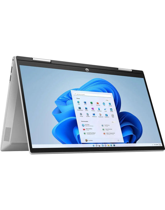 HP Pavilion X360 14 inch i7 11th Gen 16GB 256GB @2.90GHz Windows 11 Home 2 in 1 Touch Screen Laptop - Silver