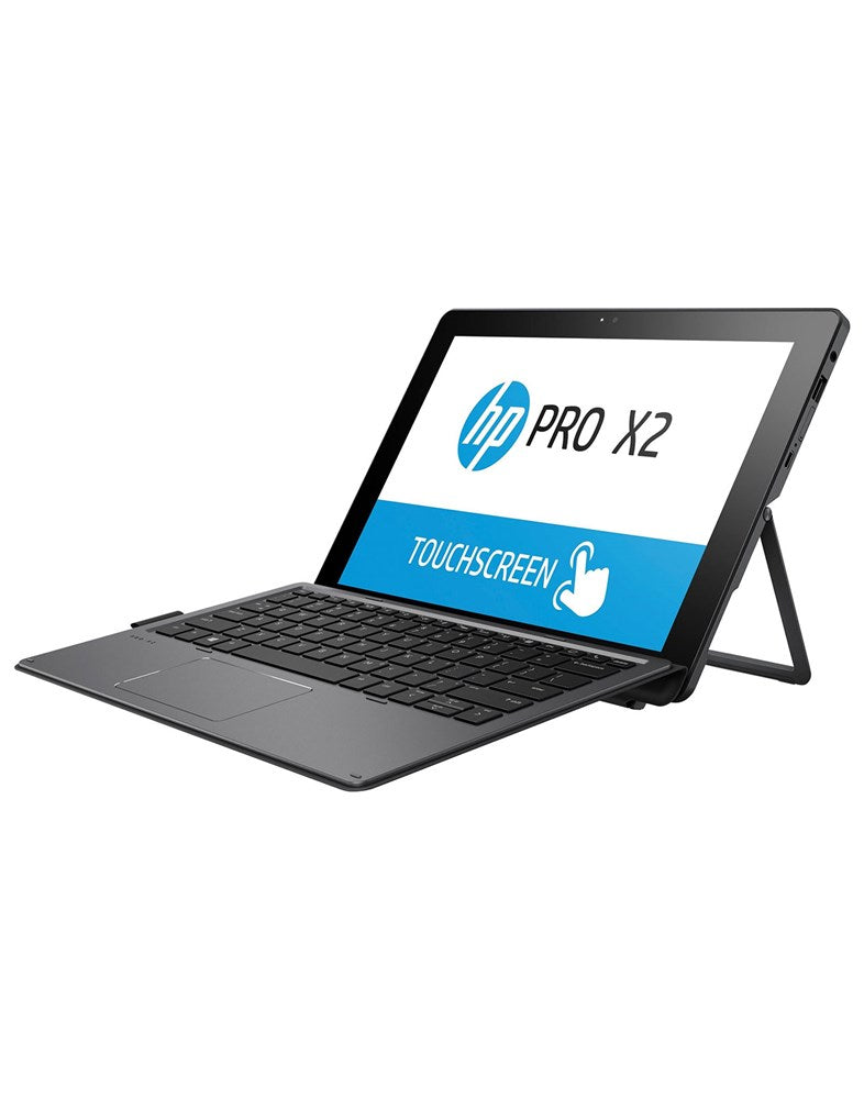 HP Pro X2 612 G2 12-inch M3 7th Gen 8GB 128GB @1.00GHz Windows 11 Pro Touch Screen Convertible Laptop With Keyboard - Black
