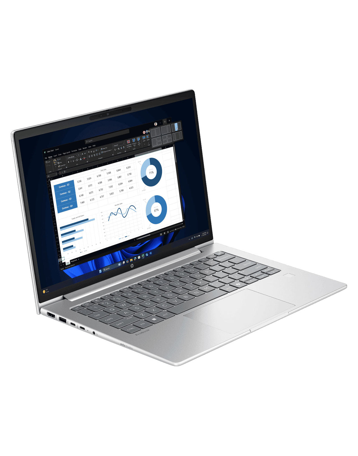 HP ProBook 4 G1i 14-inch Ultra 5 16GB 512GB @4.80GHz Windows 11 Pro - Silver