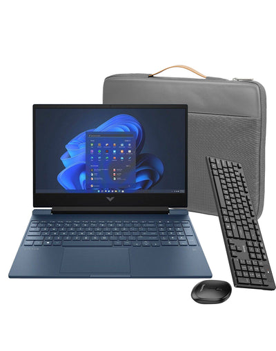 HP Victus 15-FA0033DX 15-inch i5 12th Gen 8GB 512GB Nvidia RTX 3050 4GB Windows 11 Laptop (Brand New) + Keyboard + Mouse Set (GM17) + Laptop Bag (GT7) (Bundle Deal)